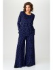 Брючный костюм артикул: 1254 синий от Кокетка и К - вид 9