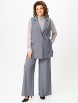 Брючный костюм артикул: 1255 серый от Кокетка и К - вид 12