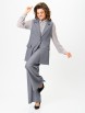 Брючный костюм артикул: 1255 серый от Кокетка и К - вид 13