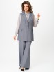 Брючный костюм артикул: 1255 серый от Кокетка и К - вид 8