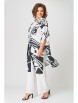 Брючный костюм артикул: 1290 черный+белый от Кокетка и К - вид 10