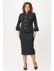 Юбочный костюм артикул: 1513 черный от Кокетка и К - вид 1