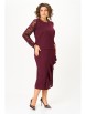 Юбочный костюм артикул: 1336 бордовый от Кокетка и К - вид 10