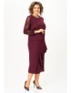 Юбочный костюм артикул: 1336 бордовый от Кокетка и К - вид 11