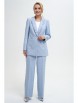 Брючный костюм артикул: 2273 голубой от AlaniCollection - вид 1
