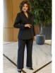 Брючный костюм артикул: 2143 черный от AlaniCollection - вид 5