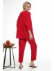 Брючный костюм артикул: 2329 красный от AlaniCollection - вид 2