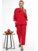 Брючный костюм артикул: 2329 красный от AlaniCollection - вид 1