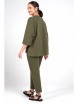 Брючный костюм артикул: 2330 олива с принтом от AlaniCollection - вид 2