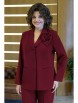 Брючный костюм артикул: 2143 бордо от AlaniCollection - вид 2