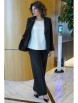 Брючный костюм артикул: 2381 черный, молоко от AlaniCollection - вид 7