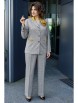 Брючный костюм артикул: 2410 серый, горчица от AlaniCollection - вид 10