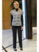 Брючный костюм артикул: 2385 клетка, черный от AlaniCollection - вид 7