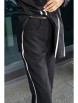 Брючный костюм артикул: 2399 черный+полоска от AlaniCollection - вид 11