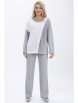Брючный костюм артикул: 2447 серый от AlaniCollection - вид 4