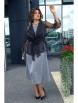 Плательный костюм артикул: 2433 черный+серый от AlaniCollection - вид 10