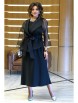 Плательный костюм артикул: 2433 черный от AlaniCollection - вид 1