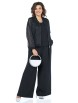 Брючный костюм артикул: 2485 черный от AlaniCollection - вид 1