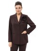 Брючный костюм артикул: 2143 шоколад от AlaniCollection - вид 4