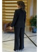 Брючный костюм артикул: 2280 черный от AlaniCollection - вид 2