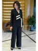 Брючный костюм артикул: 2280 черный от AlaniCollection - вид 6