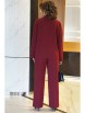 Брючный костюм артикул: 2437 бордо от AlaniCollection - вид 2