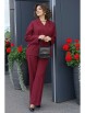 Брючный костюм артикул: 2437 бордо от AlaniCollection - вид 5