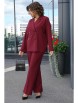 Брючный костюм артикул: 2437 бордо от AlaniCollection - вид 6