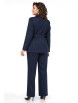Брючный костюм артикул: 2486 синия полоска от AlaniCollection - вид 2