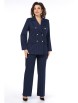 Брючный костюм артикул: 2486 синия полоска от AlaniCollection - вид 12