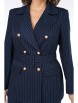 Брючный костюм артикул: 2486 синия полоска от AlaniCollection - вид 4