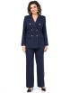 Брючный костюм артикул: 2486 синия полоска от AlaniCollection - вид 6