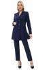 Брючный костюм артикул: 2488 синий от AlaniCollection - вид 6