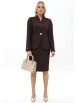 Юбочный костюм артикул: 2490 коричневый от AlaniCollection - вид 4