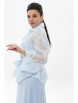 Плательный костюм артикул: 2429 голубой от AlaniCollection - вид 6