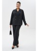 Брючный костюм артикул: 2437 черный от AlaniCollection - вид 3
