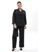 Брючный костюм артикул: 2437 черный от AlaniCollection - вид 1
