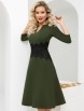 Платье артикул: Драгоценная личность (грин) от CHARUTTI - вид 1