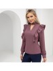 Блузка артикул: Скромное обаяние (аметист) от CHARUTTI - вид 1