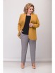 Брючный костюм артикул: 3047-горчичный от Багряница - вид 1
