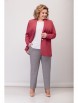Брючный костюм артикул: 3047-терракотовый от Багряница - вид 1