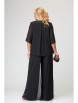Брючный костюм артикул: 2212 черный от Багряница - вид 2
