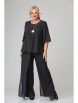 Брючный костюм артикул: 2212 черный от Багряница - вид 1