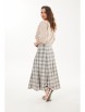 Юбка артикул: 1117 бежевая клетка от Mirolia - вид 2