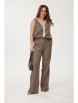 Брючный костюм артикул: 1261+1257 ореховый от Mirolia - вид 1