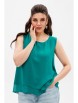 Блузка артикул: 1349 изумрудное спокойствие от Anelli - вид 7