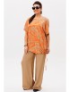 Брючный костюм артикул: 1537 апельсиновый капучино от Anelli - вид 10