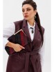 Брючный костюм артикул: 1501.1 портвейн роял от Anelli - вид 2