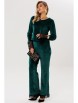 Брючный костюм артикул: 1703 изумрудный шик от Anelli - вид 1