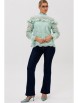Блузка артикул: 1689 мятный нефрит от Anelli - вид 6